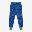 Kids Thermal Leggings Blue Forest